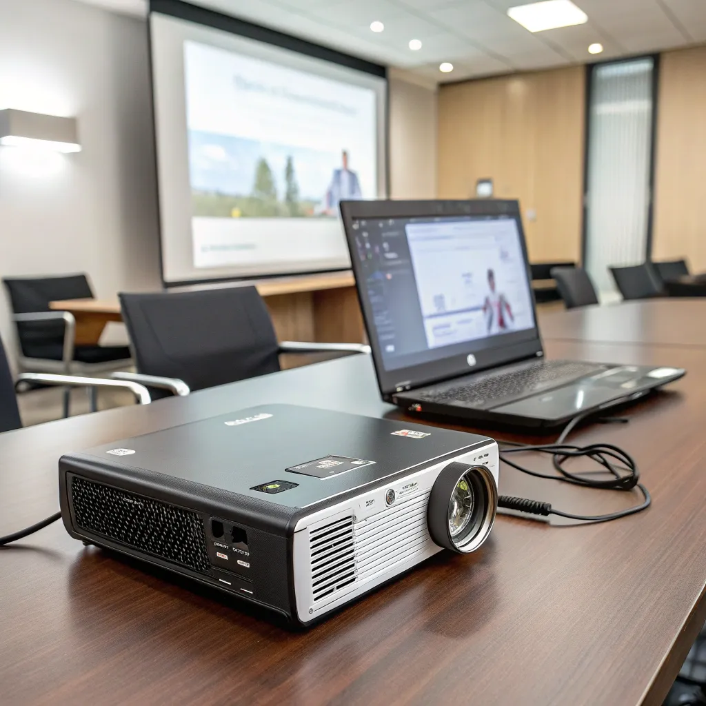 Compact projector for professional presentations